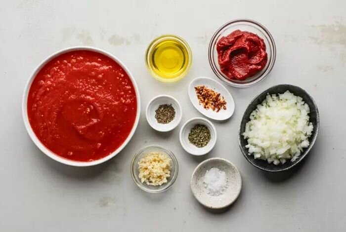 Томатный соус для спагетти — рецепт с фото пошагово