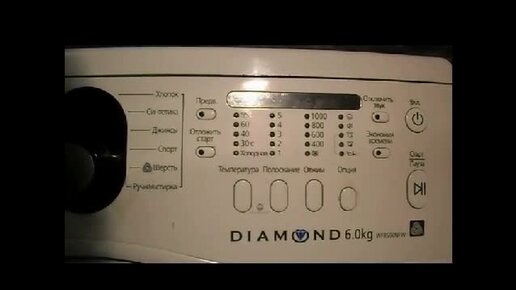 Расшифровка стиральной машины самсунг