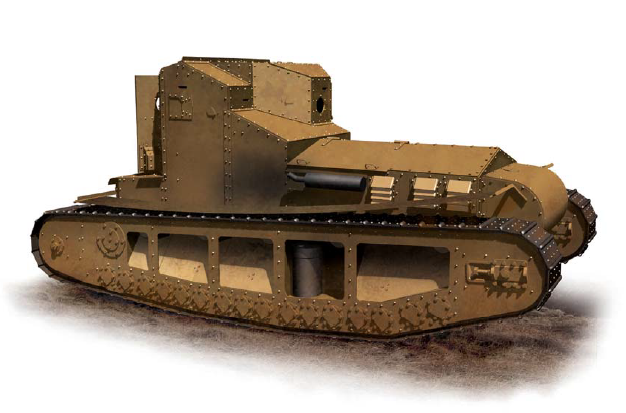 Быстрые британские танки. Часть 2. Triton Chaser. Prototype "Whippet" c казематом