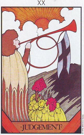 Старший Аркан Страшный Суд, Aquarian Tarot