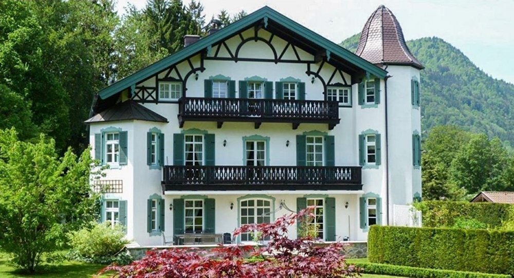 Домик Горбачева в Баварских Альпах. Фото находится в открытом доступе. 
