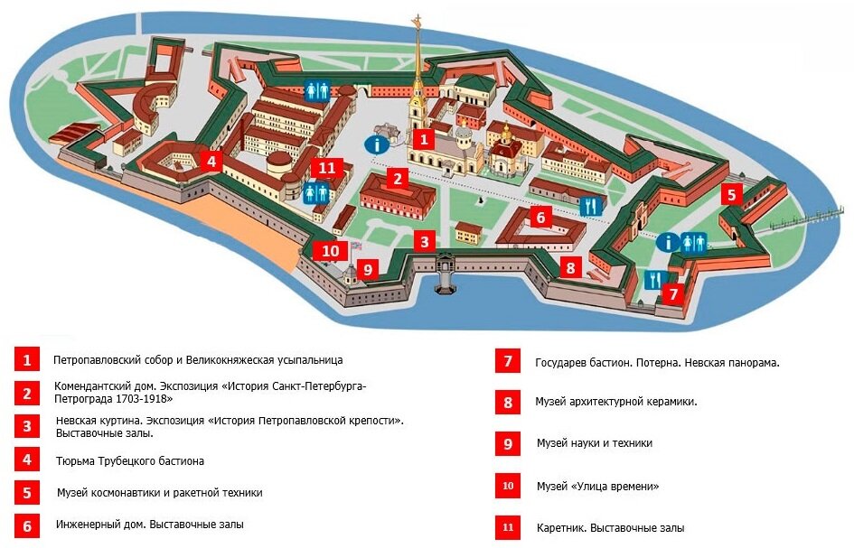 что посмотреть в питере петропавловская крепость