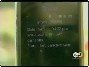    Последнее сообщение Роберта СанчесаФото: KCAL-TV