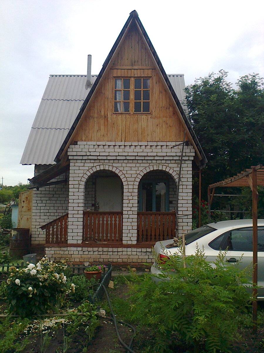 Вот такой теремочек построил мой папа.