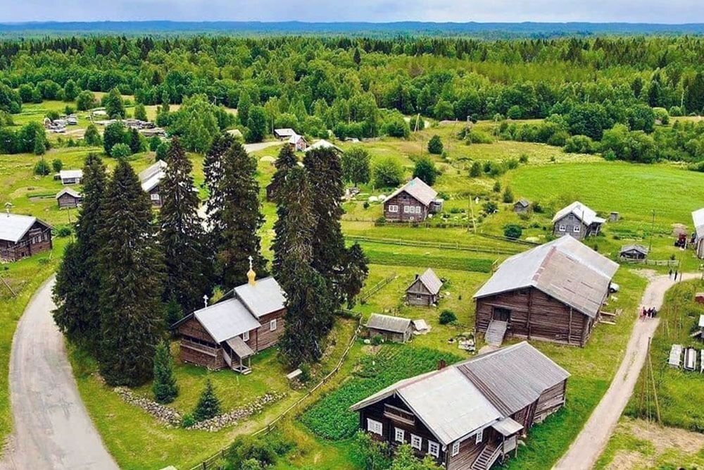 Красивая деревня Карелии самая деревня Кинерма