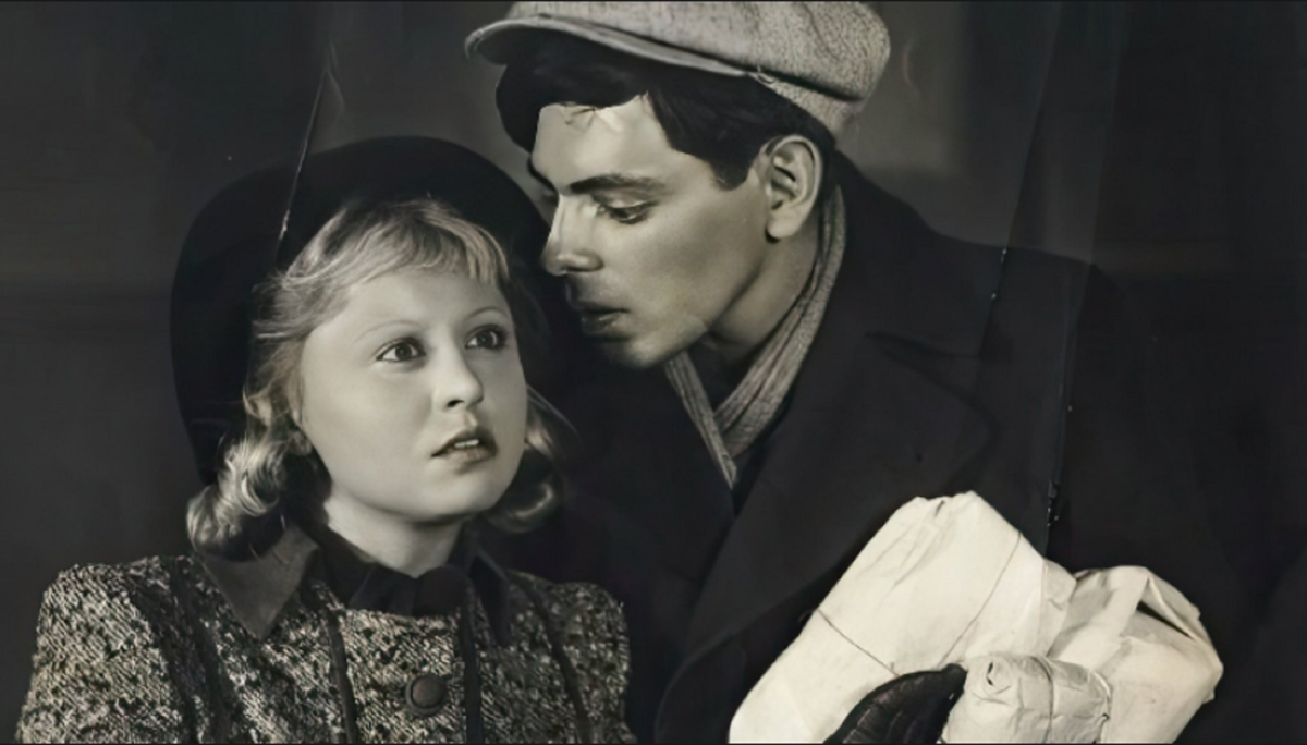 Янина Жеймо и Аркадий Райкин в фильме «Доктор Калюжный» (1939)