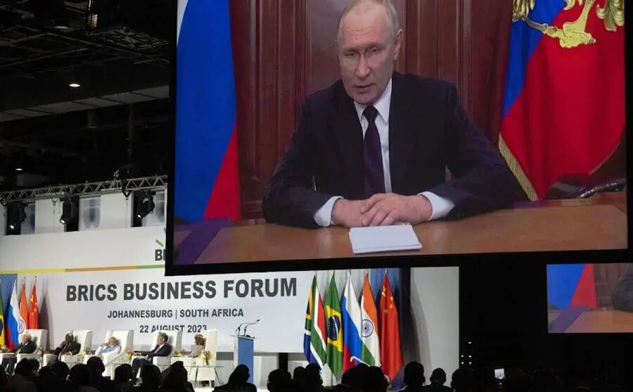      Выступление Владимира Путина. Фото: Яндекс