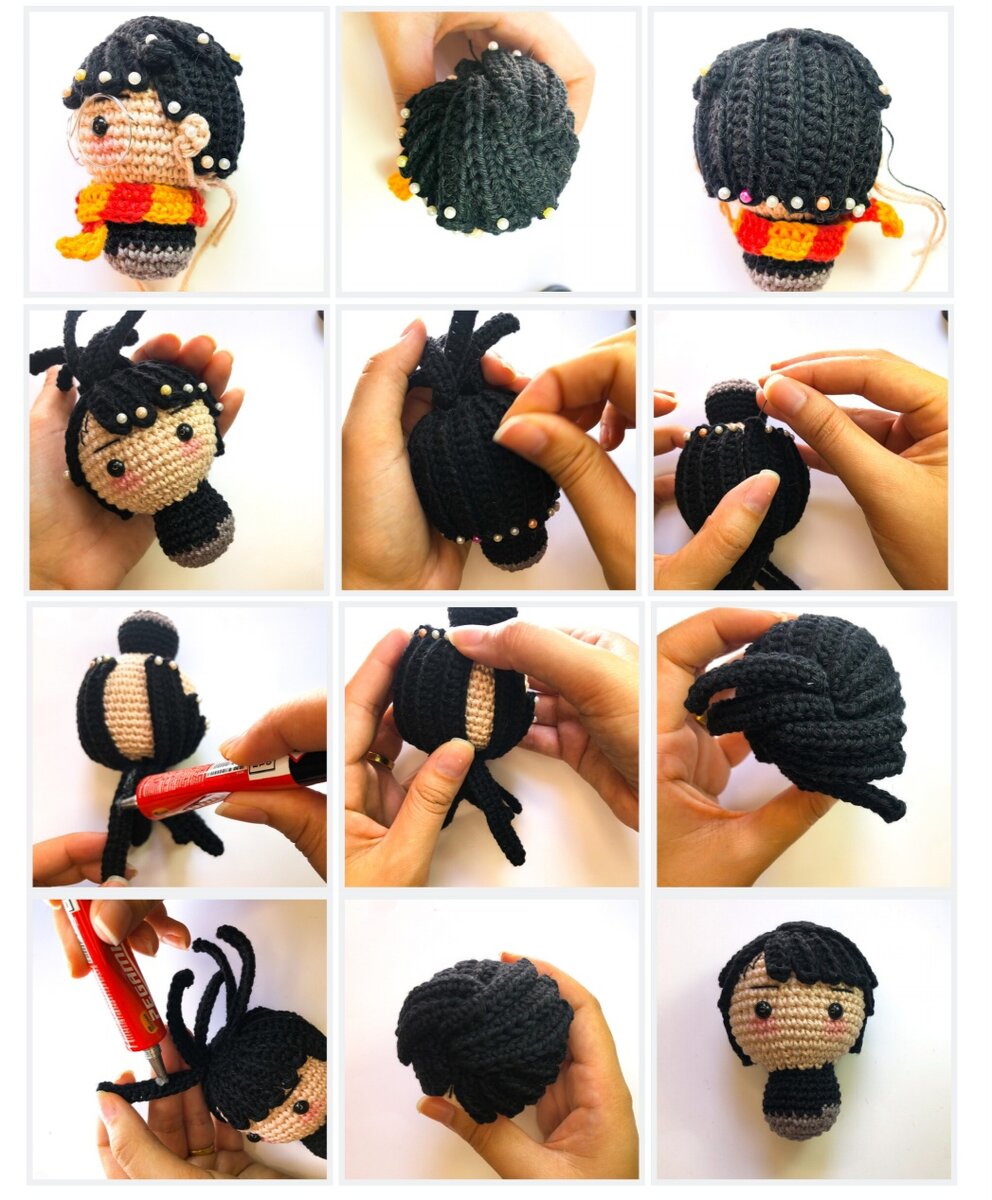 Гарри Поттер. Мой перевод мастер-класса амигуруми | Вязальные ...