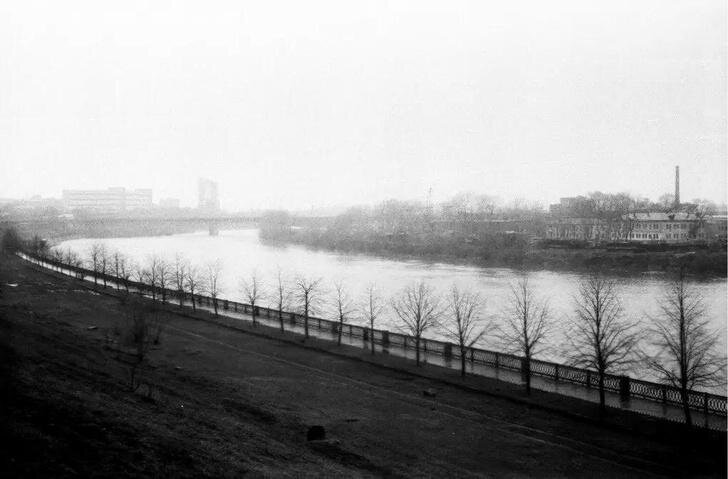 Вид на район Москва-Сити в 1982 году