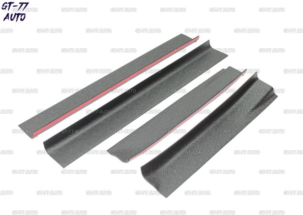 накладки в проем дверей для Рено Дастер (обратите внимание, два варианта отличающихся шириной накладок)