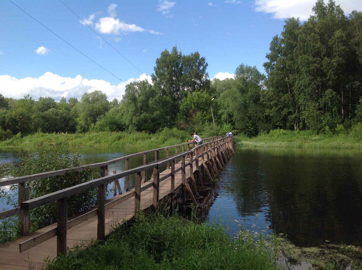 Бежецк. Мост через Остречину