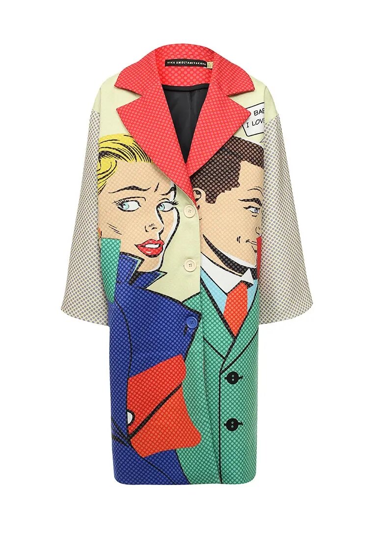Пальто поп-арт с принтом. Фотография с сайта likewear.ru
