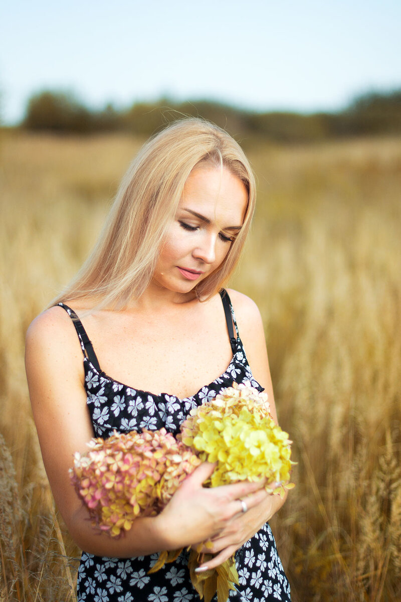 Фотография ДО изменения цвета волос