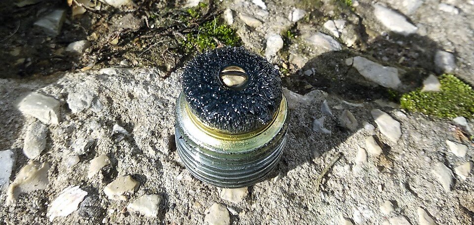 Это заводская пробка сливного отверстия с магнитом