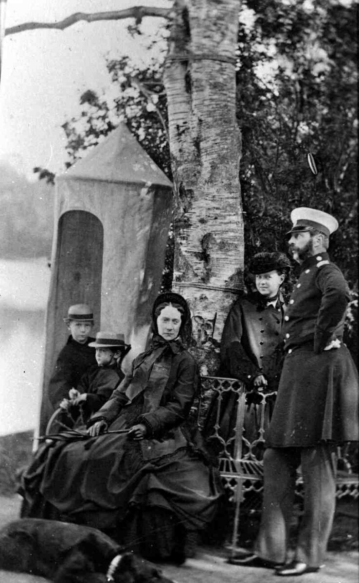 Император Александр II с супругой