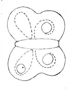 Выкройка нижней части . 