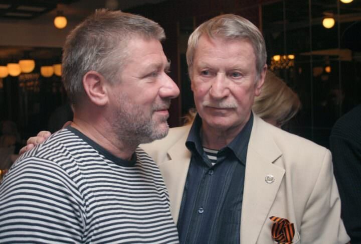 Иван Краско с сыном Андреем за месяц до его смерти