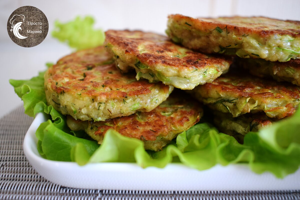 Кабачковые оладьи с кукурузой