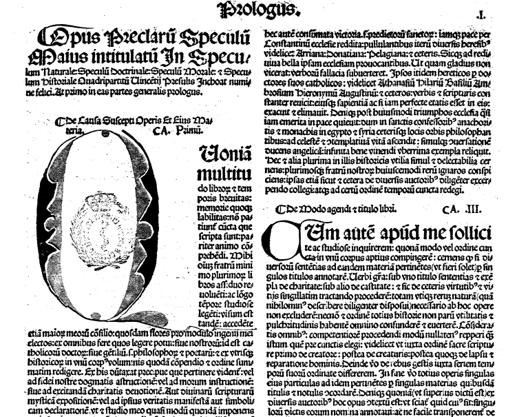 Винсент де Бовэ "Зерцало природное". Пролог. Венеция, 