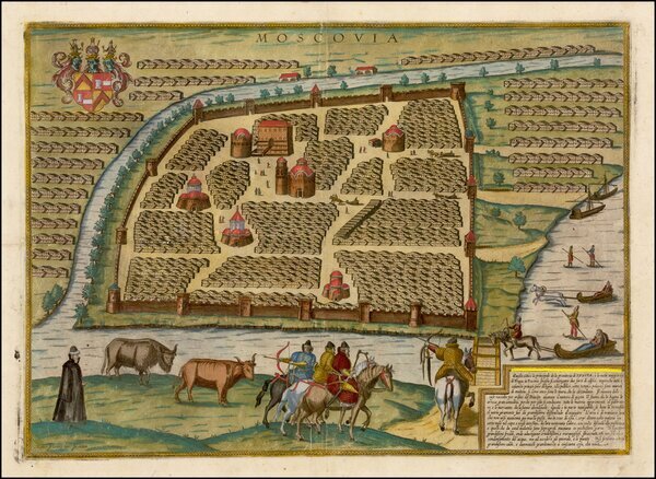 Московский кремль на карте в древности