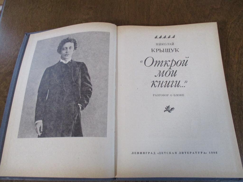 Книга Н. П. Крыщука об А. А. Блоке 