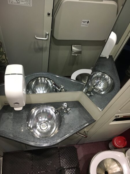 Как выглядит туалет в современном Российском поезде ???