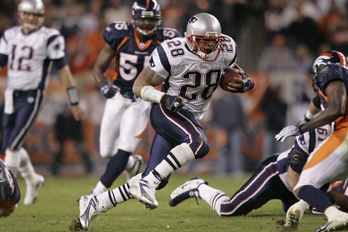 Corey Dillon в форме New England Patriots