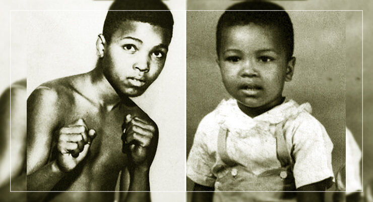 Детские снимки Кассиуса Клэя