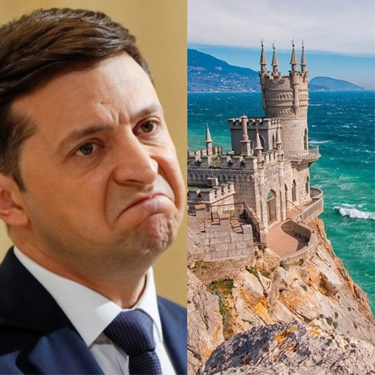 Зеленский в крыму фото Зеленский: "Планирую завершить войну в Донбассе и вернуть Крым!" ДНЕВНИК РОССИЯН