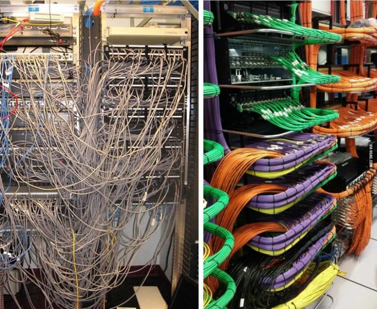 Отдельный сорт техноэротики - cable management