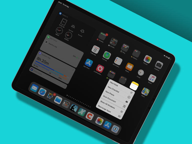 Настройте главный экран