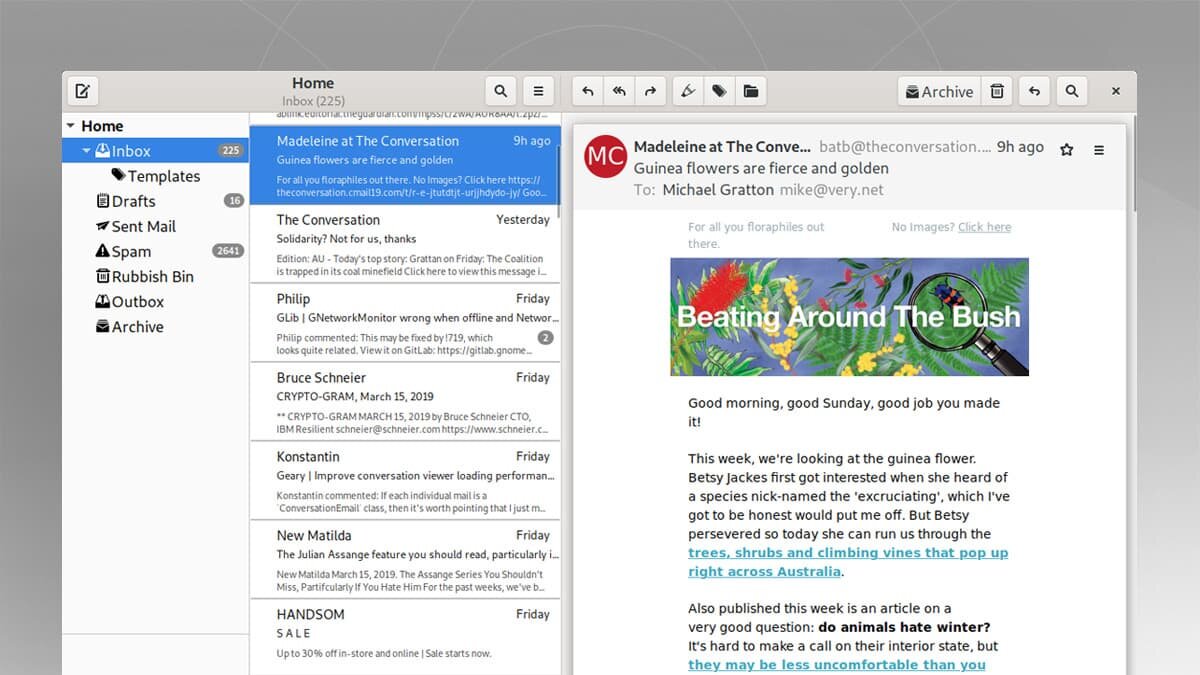 Почтовый клиент Geary
