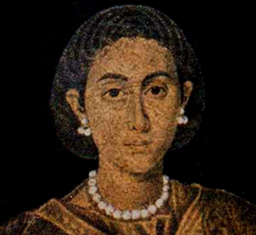 Портрет девушки, 4 век. Возможно, так и выглядела Эгерия.