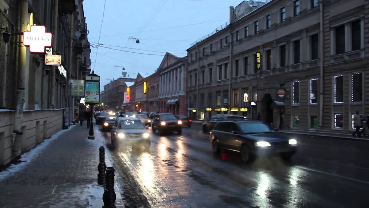 Зима в Петербурге)