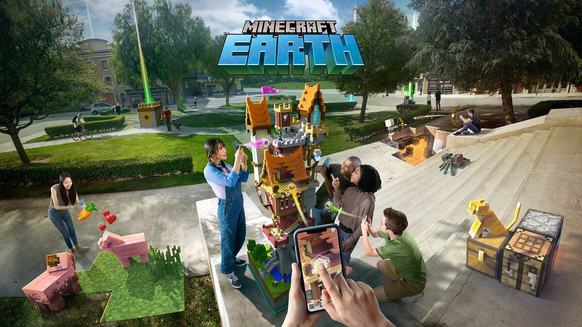 Minecraft Earth - это не Pokemon Go ! | Game Hunter | Дзен