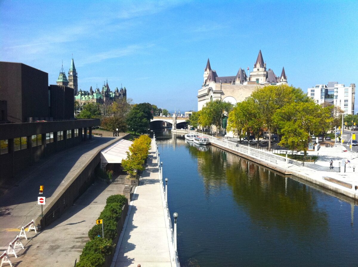 Rideau canal в Оттаве