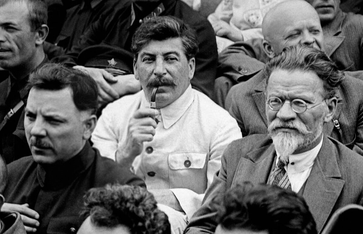 Сталин, Калинин ,Ворошилов.