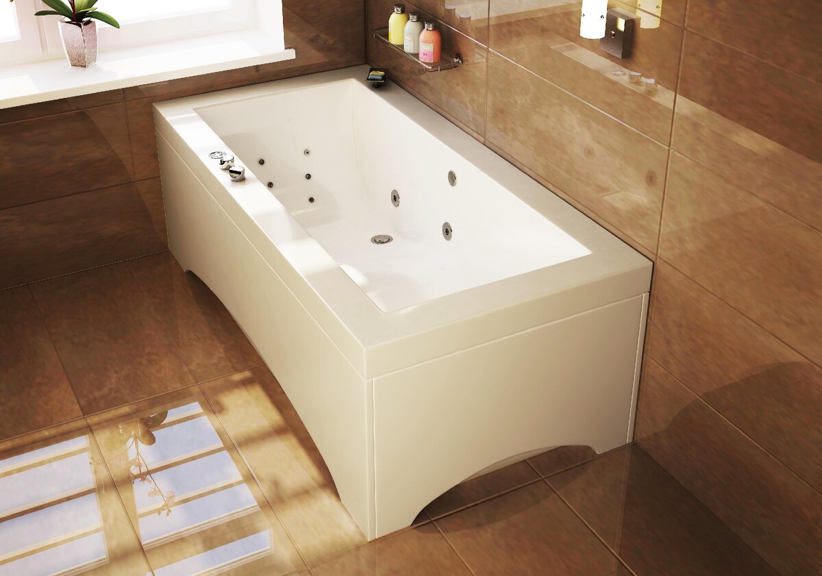 Ванна из литевого акрила.