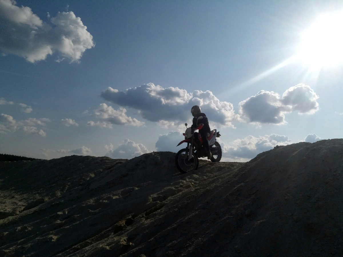 Вечерний прохват по карьеру 