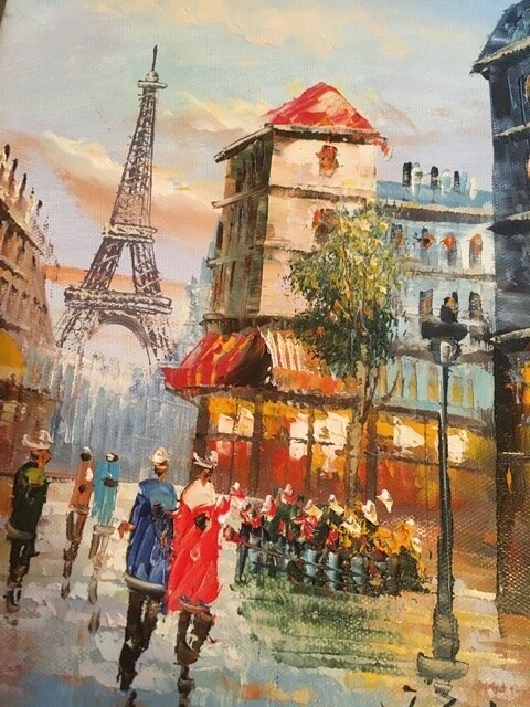 Фото из личного архива. Картина, купленная в Париже
