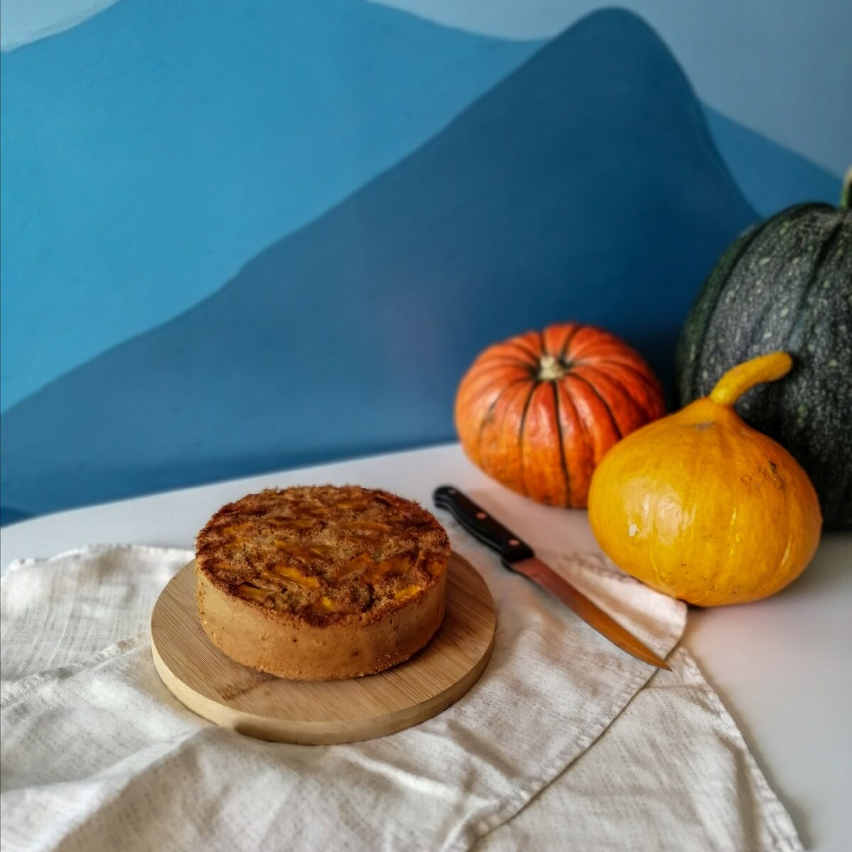 Тыквенная шарлотка