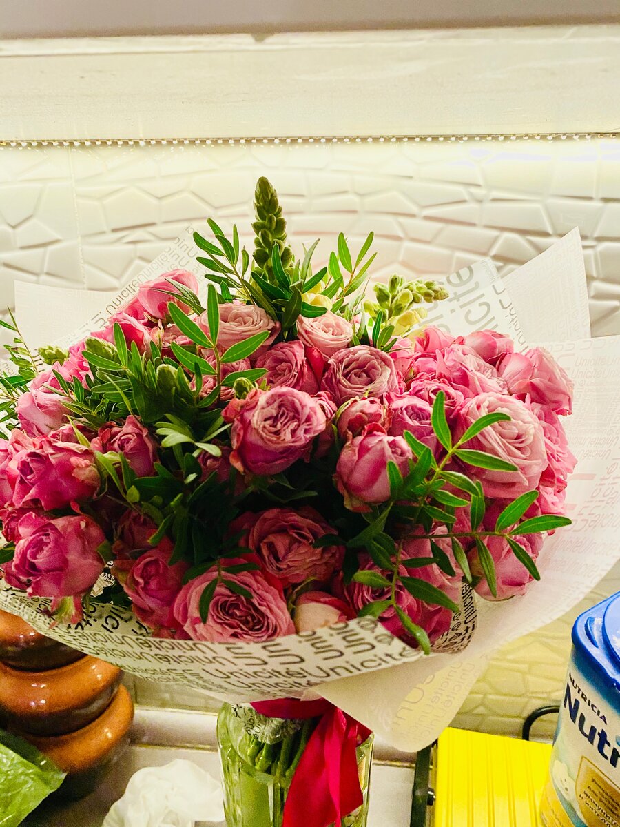 Букет от старшего сына🌺😊