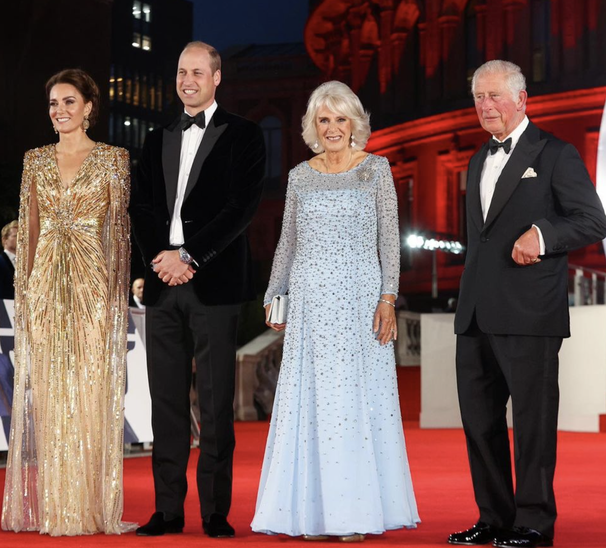 Кейт Миддлтон, принц Уильям, Камилла Паркер-Боулз, принц Чарльз