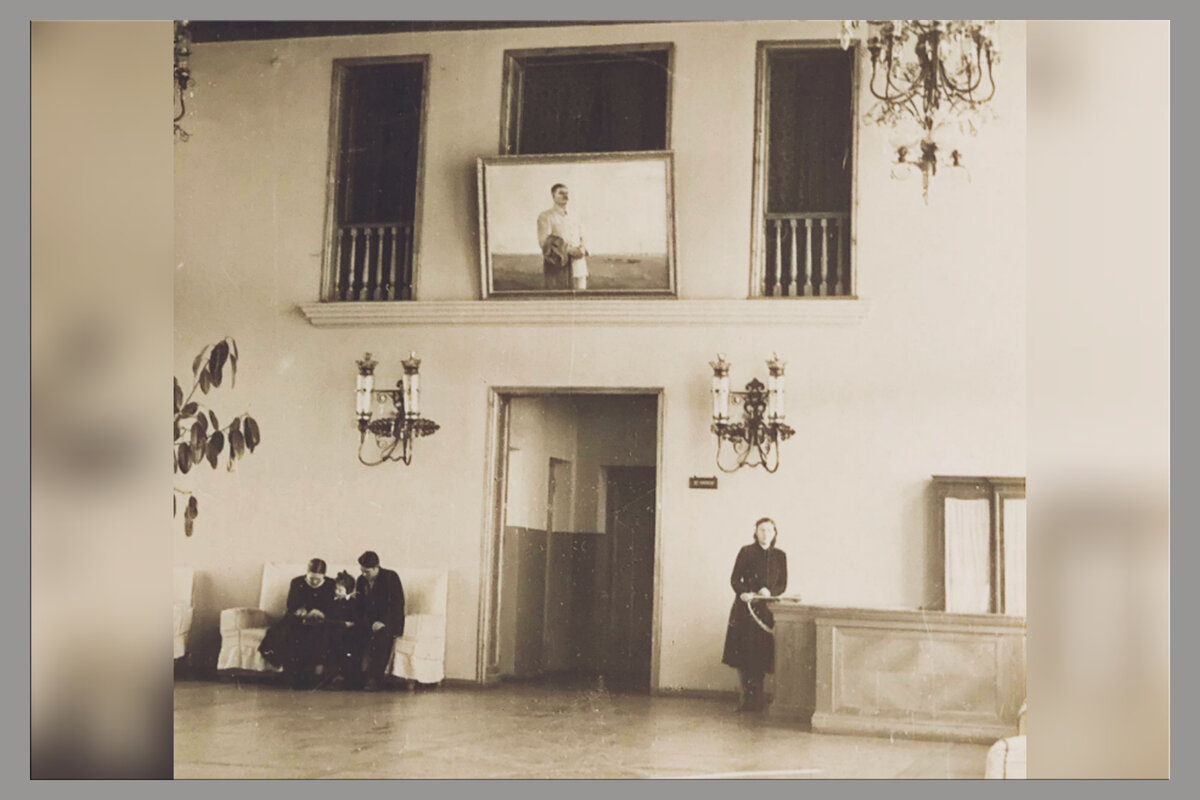 Внутренние интерьеры аэропорта Читы, 1952 г. 