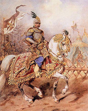 «Ротмистр панцирной хоругви», Юлиуш Коссак, 1886 год.