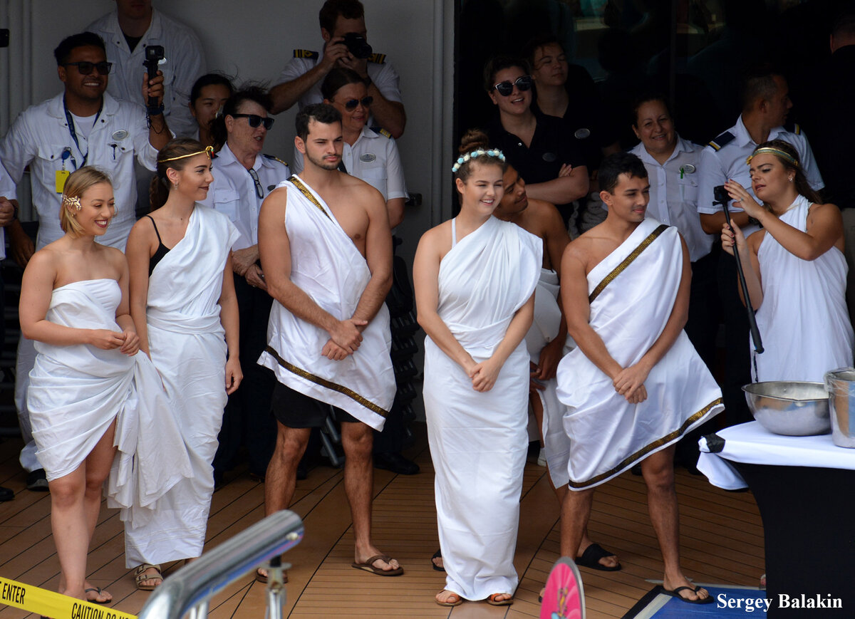 Свита Нептуна на лайнере «Radiance of the Seas», 2019 г. Фото автора