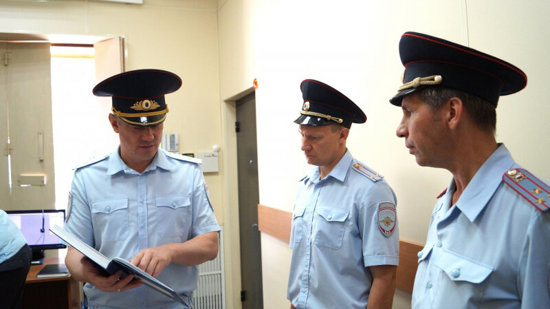 В Тверской области новый начальник УМВД Сергей Камышев проверил работу ржевского отдела полиции