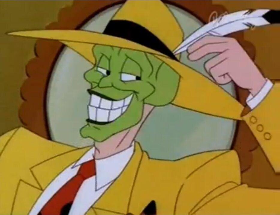 Кадр из мультфильма "Маска" 