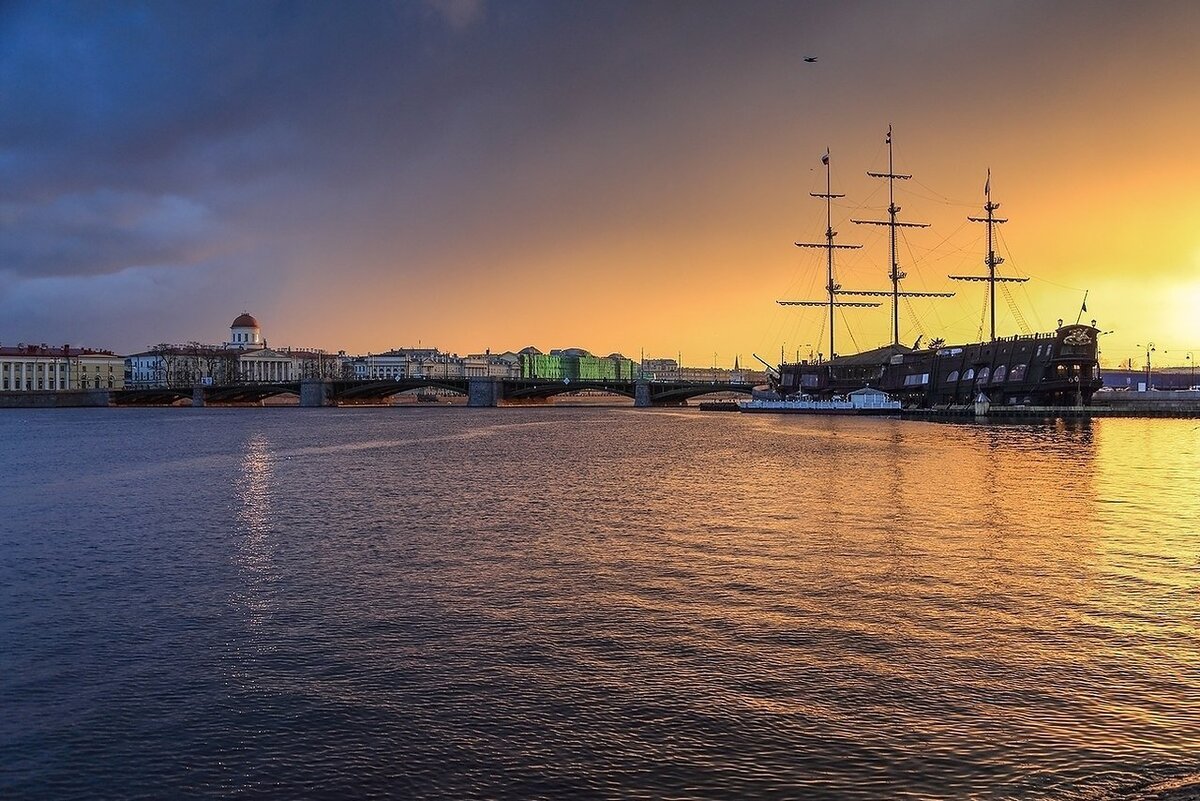 Санкт Петербург море Неве