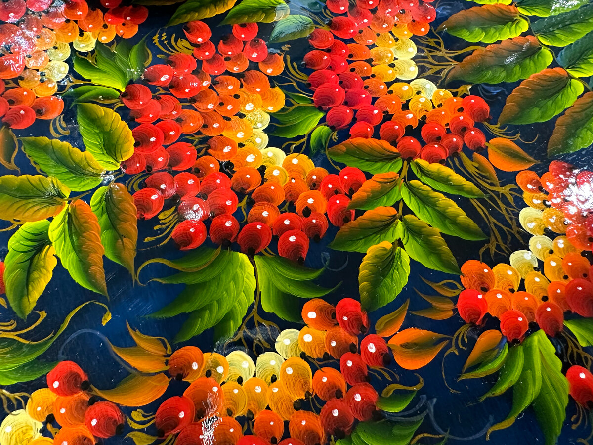 Предметы народного творчества, продемонстрированные в ходе презентации